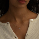 Round Diamond Pendant Halsband