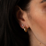 Round Studs Örhängen (0.10tcw)