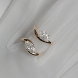 Marquise Curve Ring