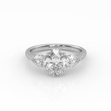 Oval Trilogy Ring