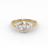 Oval Trilogy Ring