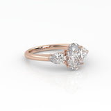 Oval Trilogy Ring