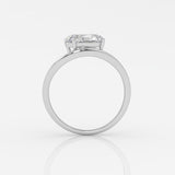 Oval Wave Curve Ring