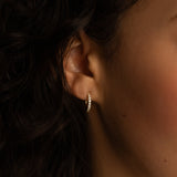 Pavé Diamond Hoops Örhängen