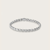 Emerald Bezel Tennis Bracelet