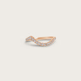 Pavé Marquise Curve Ring