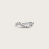 Pavé Marquise Curve Ring