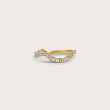 Pavé Marquise Curve Ring