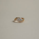 Pavé Marquise Curve Ring