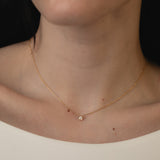 Petite Bezel Necklace