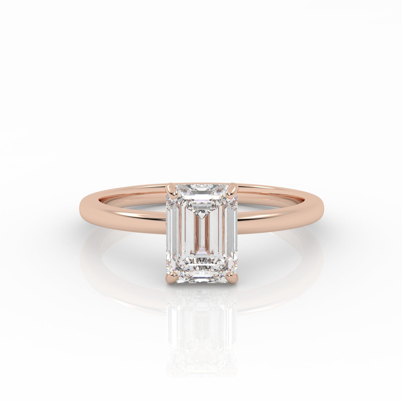 Emerald Solitärring