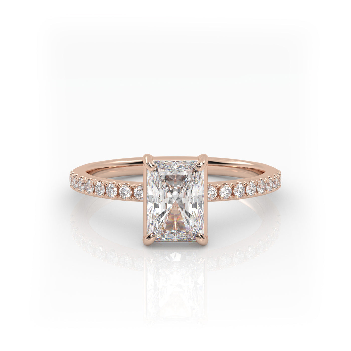 Radiant Solitärring med sidostenar