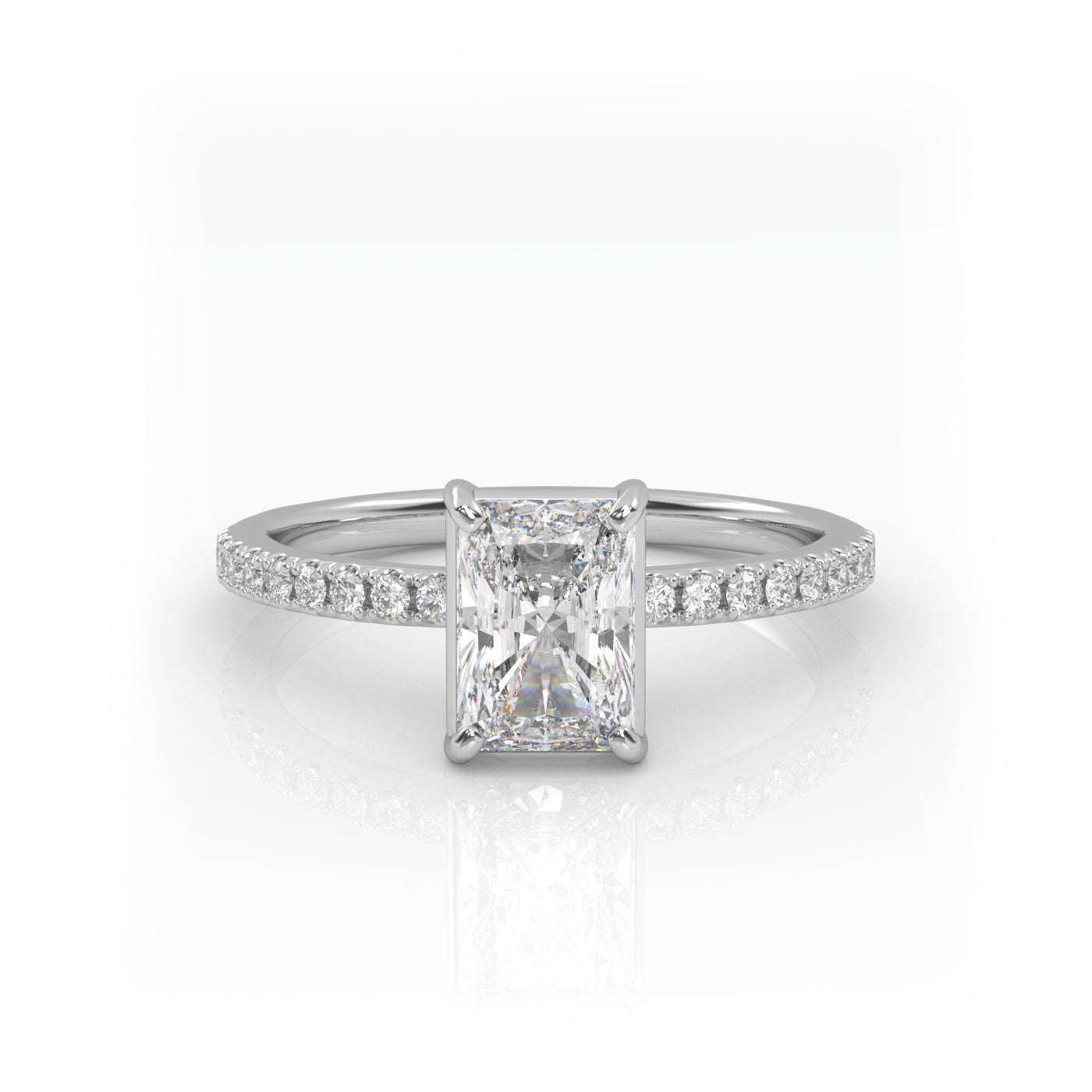Radiant Solitärring med sidostenar